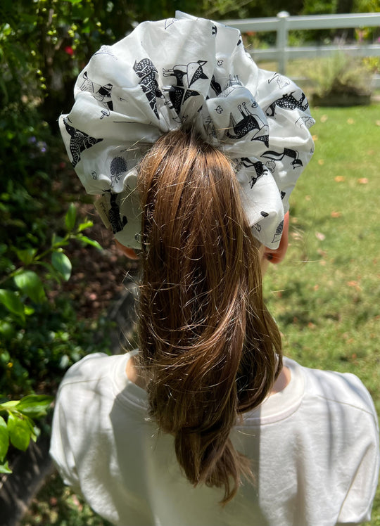 Woodland Creatures Chunky Scrunchie